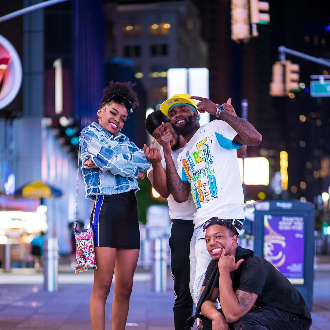 The MOTR camp in Times Square